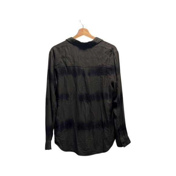 Rails Black Waves Blouse Hunter Olive Size M - Picture 13 of 15